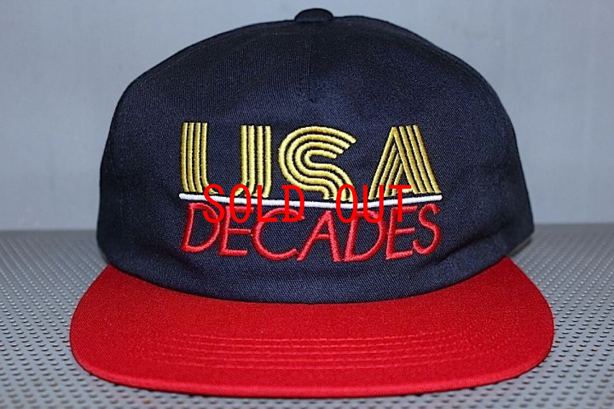 画像1: The Decades Hat Co.(ディケイド ハット) '76 Team USA Snapback Cap Navy Red Olympic (1)