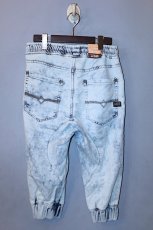 画像2: Copper Rivet(コッパーリベット) Jogger Type Capri Denim Shorts Chemical Wash  (2)