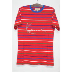 画像1: Karl Kani(カールカナイ) S/S Border Tee Red Multi Color 半袖 ボーダー Tシャツ (1)