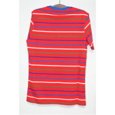 画像2: Karl Kani(カールカナイ) S/S Border Tee Red Multi Color 半袖 ボーダー Tシャツ (2)