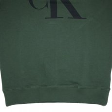 画像4: Calvin Klein Jeans(カルバンクライン ジーンズ) Classic Logo Pop Color Pullover Sweat Hoodie Green スウェット (4)