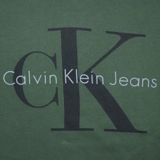 画像3: Calvin Klein Jeans(カルバンクライン ジーンズ) Classic Logo Pop Color Pullover Sweat Hoodie Green スウェット (3)