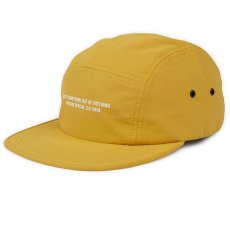 画像1: Nothin' Special(ナッシン スペシャル) Out Of Nothing 5-Panel Nylon Camp Cap Yellow ナイロン キャンプ キャップ ジェット Made In USA  (1)