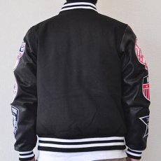 画像7: Majestic(マジェスティック) New York Yankees PU Leather Multi Wappen Stadium Jacket ニューヨーク ヤンキース スタジアム ジャケット (7)