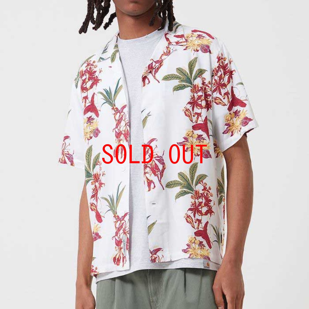 画像1: Hawaiian Floral S/S Shirt 半袖 ハワイアン 柄 シャツ (1)