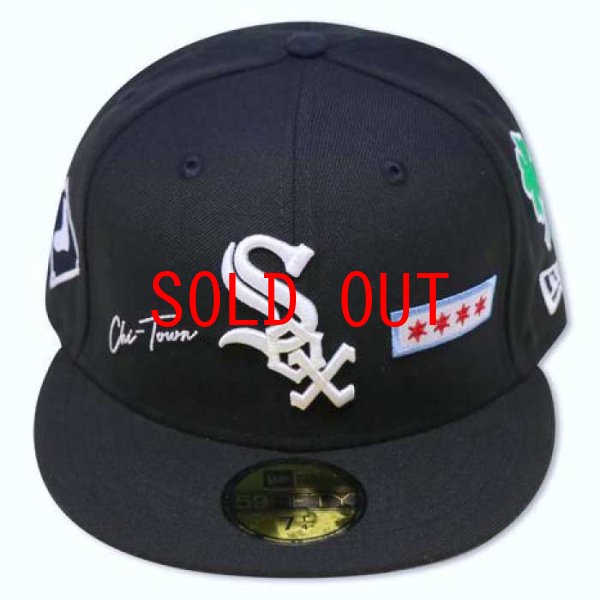 SHELLTER ONLINE SHOPはNew Era(ニューエラ)正規取扱 / New Era(ニューエラ)の59Fifty Chicago  White Sox Cap Black White シカゴ・ホワイトソック US 全面 刺繍 デザイン キャップ 帽子 MLB 公式 Official  海外限定公式通販サイト / New Era(ニューエラ)の服や新作 ...