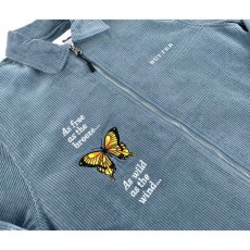 画像5: Butterfly Workshirt バタフライ ワーク シャツ ジャケット Stone Blue ブルー ストーン (5)