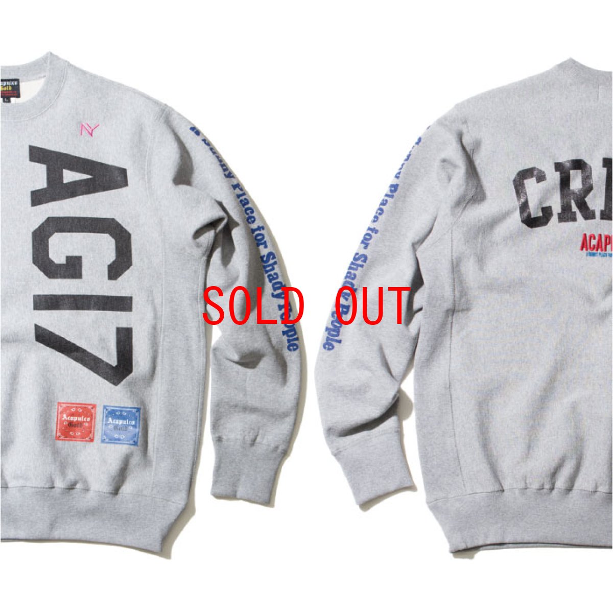 画像1: Team AG/17 Crew Sweat Hoodie クルー ネック スウェット (1)