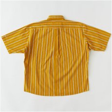 画像3: Shineline S/S Stripe Shirts ストライプ 半袖 シャツ Yellow (3)