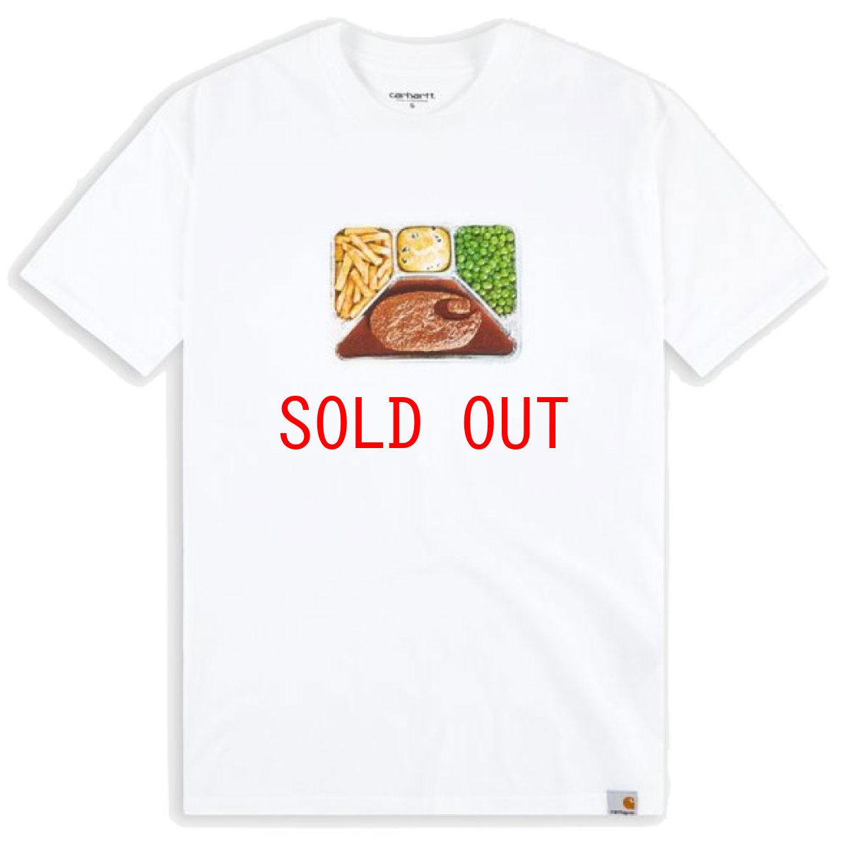 画像1: Meatloaf S/S Tee ミートローフ ルーズ フィット 半袖 Tシャツ White (1)