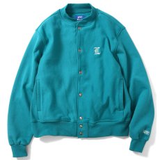 画像1: Classic L Logo Front US Cotton Snap Sweatshirt ロゴ スナップ ボタン スウェット シャツ Blue (1)