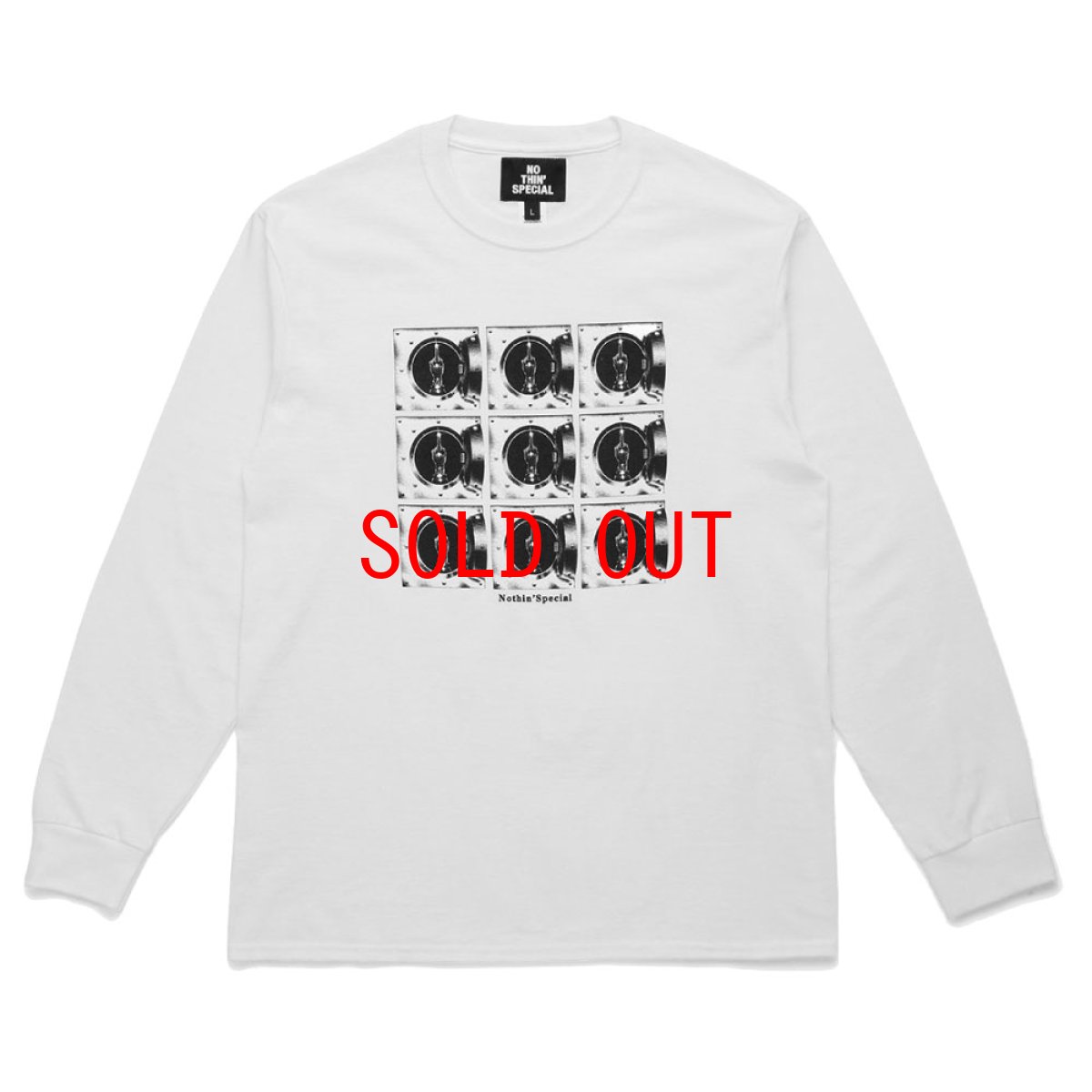 画像1: Prank L/S Tee 長袖 Tシャツ 金庫 フォト グラフィック White (1)