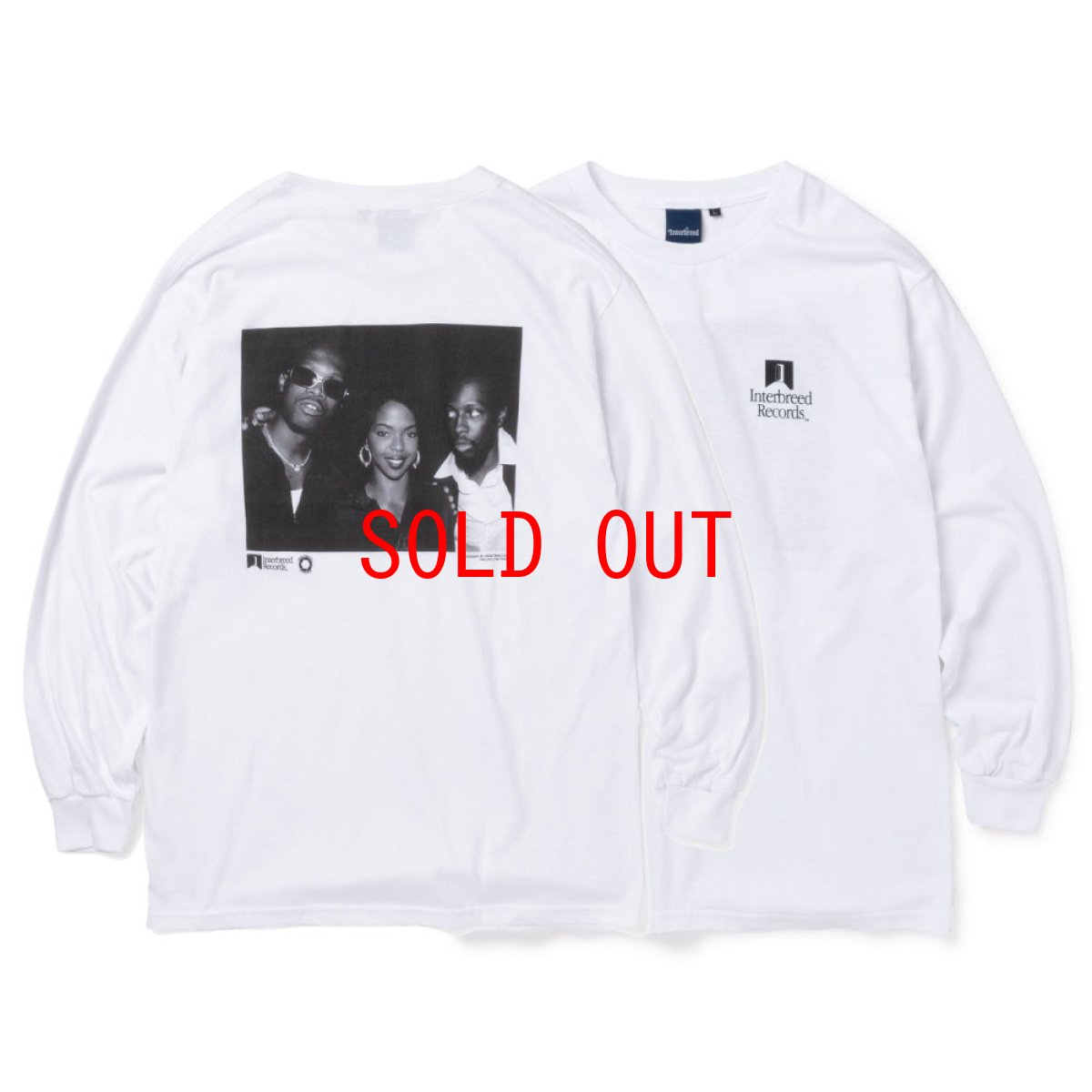 画像1: Ernie Paniccioli “The Fugees" B/W Tee オフィシャル コラボ フォト 長袖 Tシャツ (1)