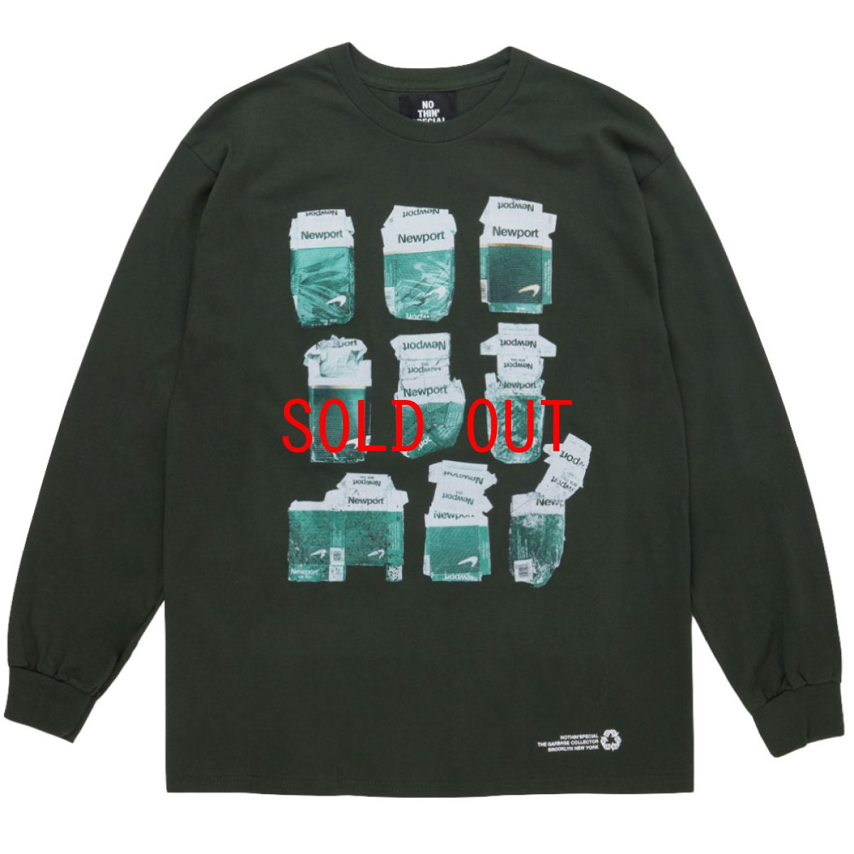 画像1: "THE GARBAGE COLLECTOR" × Newport Color L/S Tee ニューポート 長袖 Tシャツ (1)