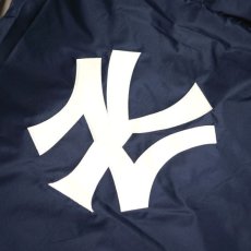 画像10: X New York Yankees Pullover Nylon Hooded Jacket ニューヨーク ヤンキース ハーフジップ ナイロン プルオーバー ジャケット MLB 公式 Official  (10)