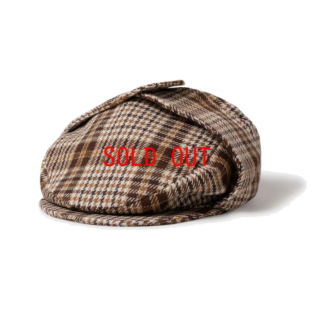 画像1: Plaid Dog Ear Hunting Cap プレイド ドッグ イヤー ハンチング キャップ  (1)