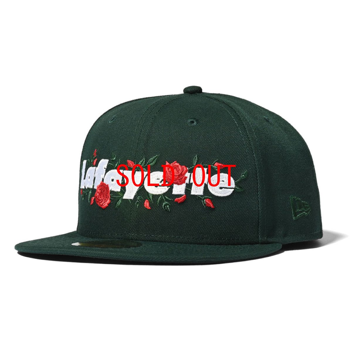 画像1: × New Era Lafayette Rose Logo 59Fifty Cap ニューエラ ローズ ロゴ キャップ 帽子 (1)