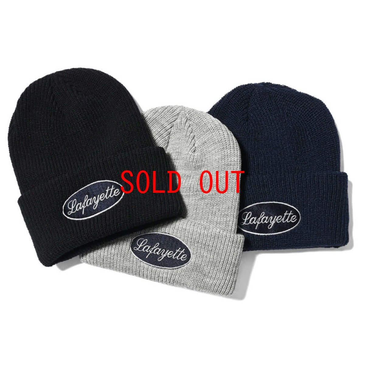 画像1: Old Oval Logo Beanie ニット キャップ ビーニー 帽子 (1)