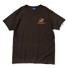 画像2: Gold L Logo S/S Tee BRN ゴールド ロゴ 半袖 Tシャツ (2)