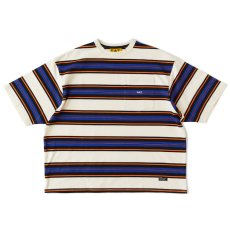 画像2: GRANDA S/S Border Tee WHT 半袖 ヘヴーウェイト Tシャツ (2)