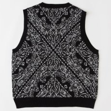 画像3: HANK-V Knit Paisley Bandana Vest ペイズリー バンダナ ニット ベスト (3)