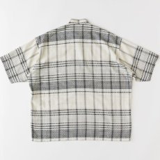 画像3: GIGASHEER S/S Mesh Check Shirt WHT 半袖 シアー チェック シャツ (3)