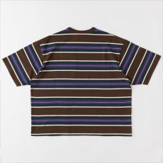 画像3: GRANDA S/S Border Tee BRN 半袖 ヘヴーウェイト Tシャツ (3)