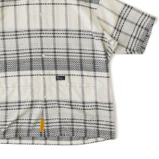 画像9: GIGASHEER S/S Mesh Check Shirt WHT 半袖 シアー チェック シャツ (9)