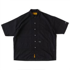 画像2: GIGASHEER S/S Mesh Check Shirt BLK 半袖 シアー チェック シャツ (2)