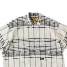 画像8: GIGASHEER S/S Mesh Check Shirt WHT 半袖 シアー チェック シャツ (8)