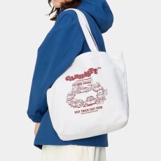 画像1: Canvas Graphic Tote Bag Fast Food Print キャンバス グラフィック ファストフィード トート バッグ (1)