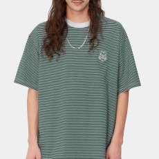 画像5: Fairley S/S Stripe Tee Chervil Border ボーダー 半袖 Tシャツ (5)