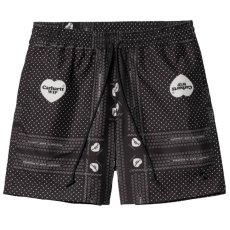 画像2: Slater Heart Bandana Swim Trunks Chervil バンダナ スイム トランクス ショーツ パンツ (2)