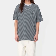 画像9: Fairley S/S Stripe Tee Naval Border ボーダー 半袖 Tシャツ (9)