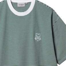 画像6: Fairley S/S Stripe Tee Chervil Border ボーダー 半袖 Tシャツ (6)