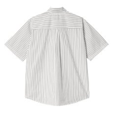 画像2: Linus Stripe S/S Shirt 半袖 ルーズフィット ストライプ シャツ (2)