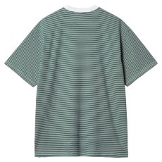 画像4: Fairley S/S Stripe Tee Chervil Border ボーダー 半袖 Tシャツ (4)