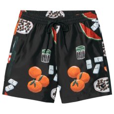 画像3: Slater Isis Maria Dinner AOP Swim Trunks BLK 水陸両用 スイム トランクス ショーツ パンツ (3)