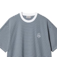 画像7: Fairley S/S Stripe Tee Naval Border ボーダー 半袖 Tシャツ (7)