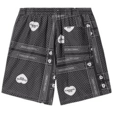 画像4: Heart Bandana Shorts AOP ハート バンダナ ショート パンツ ショーツ (4)