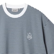 画像5: Fairley S/S Stripe Tee Naval Border ボーダー 半袖 Tシャツ (5)