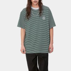 画像8: Fairley S/S Stripe Tee Chervil Border ボーダー 半袖 Tシャツ (8)