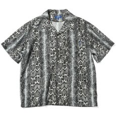 画像1: Patterned Open Collar S/S Snake Shirt スネーク 半袖 開襟 シャツ (1)