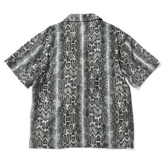 画像2: Patterned Open Collar S/S Snake Shirt スネーク 半袖 開襟 シャツ (2)