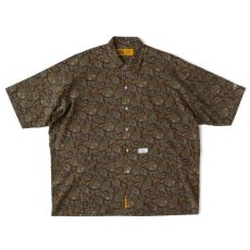 画像2: GIGANICAL S/S All Over Waffle Shirts 総柄 半袖 シャツ (2)