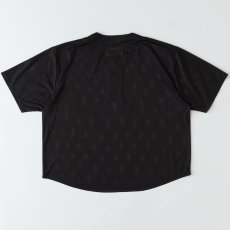 画像3: MESHUP S/S Mesh Tee 半袖 メッシュ ヘンリー ジャージ Tシャツ (3)