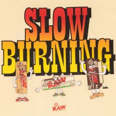 画像5: x RAW Slow Burning S/S Tee artwork by cleofus 半袖 Tシャツ (5)