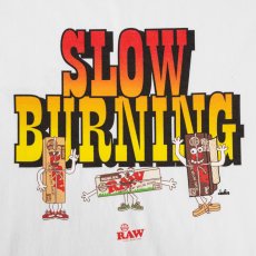 画像5: x RAW Slow Burning S/S Tee artwork by cleofus 半袖 Tシャツ (5)