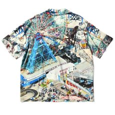 画像2: Old New York 90s S/S Shirt Wonder Wheel 半袖 開襟 シャツ (2)