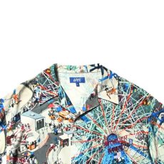 画像3: Old New York 90s S/S Shirt Wonder Wheel 半袖 開襟 シャツ (3)